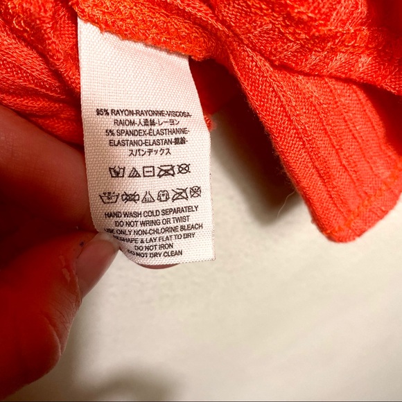 Free People | turtleneck tank orange lightweight - Picture 8 of 8